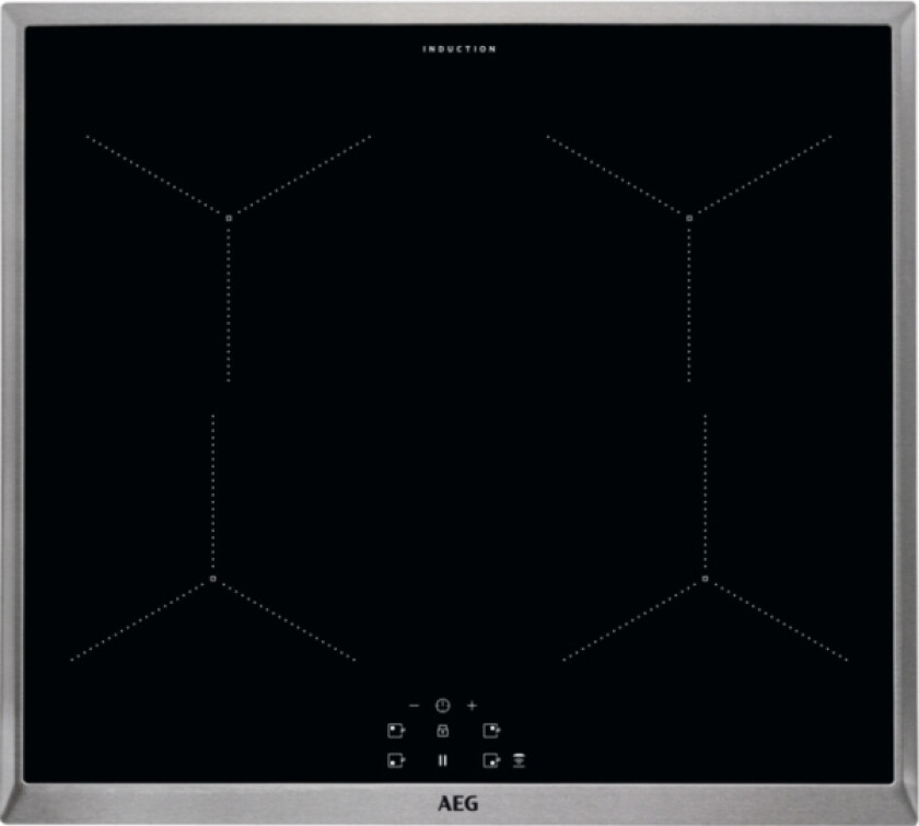 IEB64030XB, Sort, Innebygget, Sonebasert induksjon, 4 zone(s), 4 zone(s), Stor