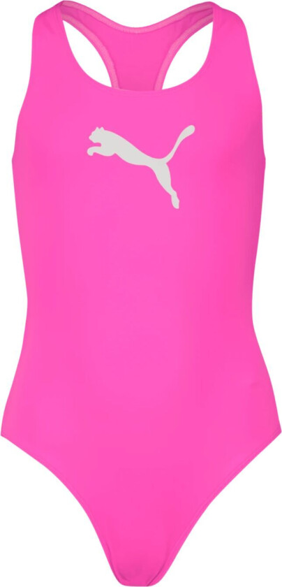 Swim Girls Racerback Swimsuit, badedrakt, junior FLUO PINK