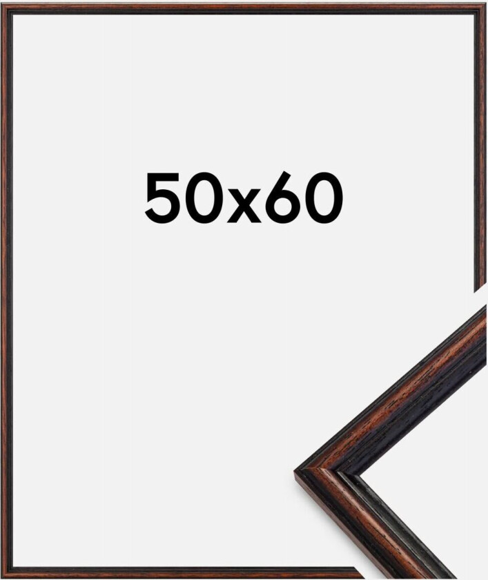 Ramme Horndal Akrylglass Valnøtt 50x60 Cm
