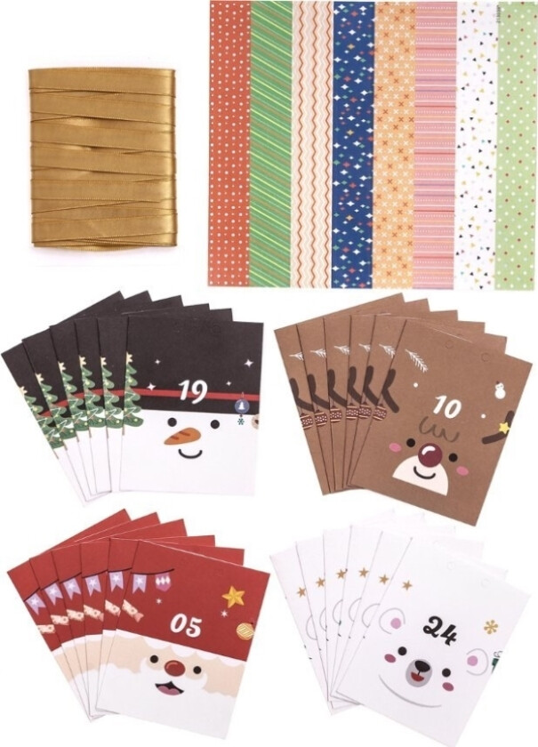 adventskalender DIY-bokser 24 stk.
