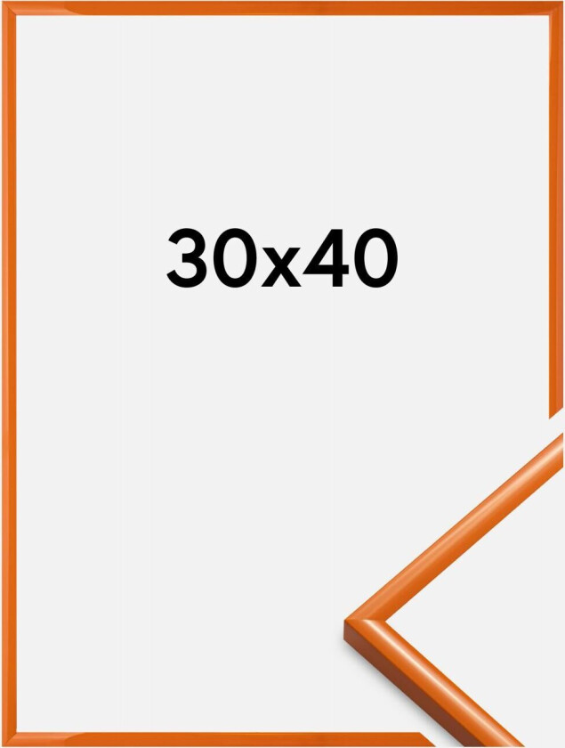 Ramme New Lifestyle Akrylglass Lys Oransje 30x40 Cm