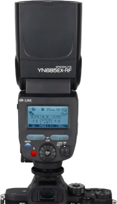Yongnuo YN685EX-RF, 2 s, Trådløse forbindelser, 427 g, Kompakt blits