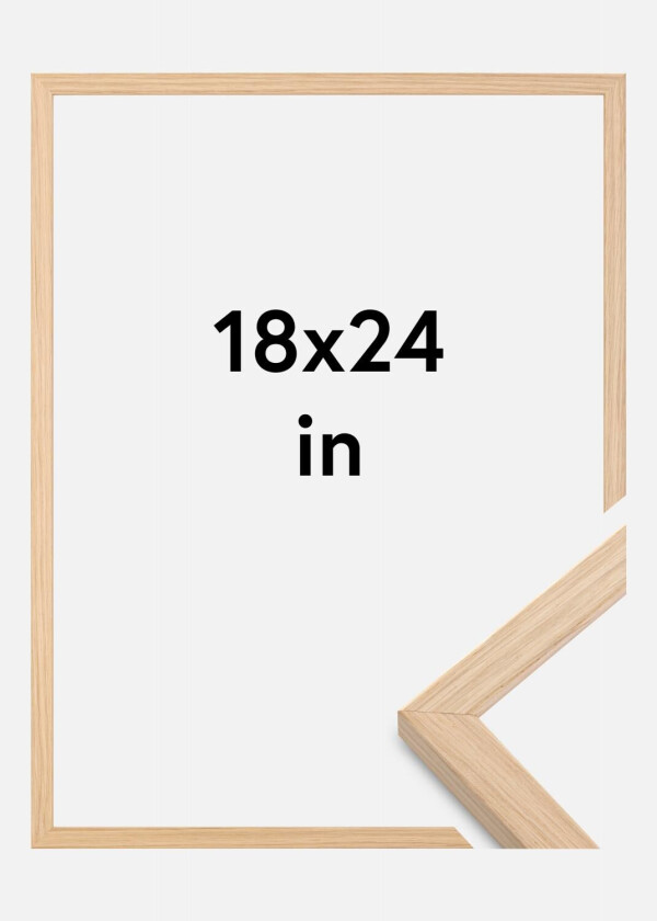 Ramme Grimsåker Akrylglass Eik 18x24 Inches (45,72x60,96 Cm)