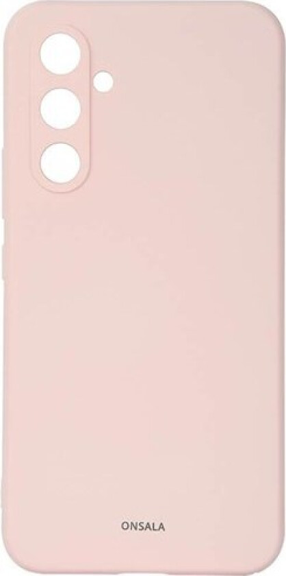 Phone Case with Silicone Feel Chalk Pink - Samsung A55 5G