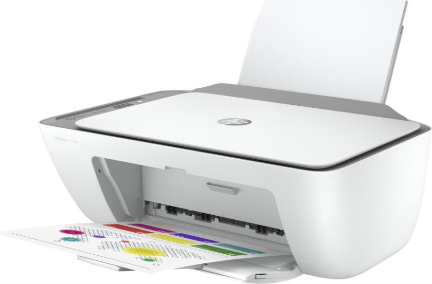 DeskJet HP 2720e All-in-One-skriver, Farge, Skriver for Hjem, Skriv ut, kopier, skann, Trådløst; HP+; HP Instant Ink-kvalifisert; Skriv ut fra telefon eller nettbrett; Skann til PDF