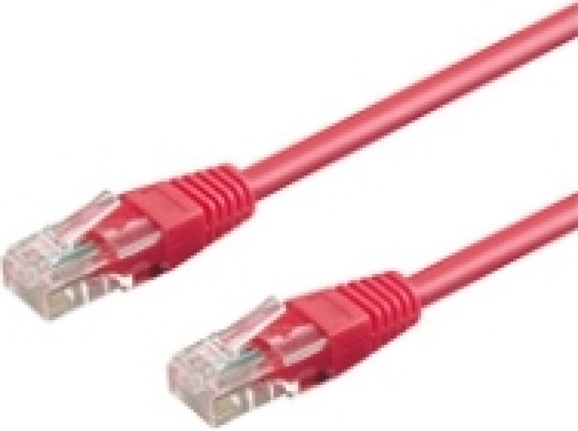 goobay - Nettverkskabel - RJ-45 (hann) til RJ-45 (hann) - 25 cm - UTP - CAT 6 - formstøpt - magenta