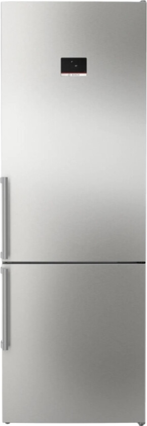 Serie 4 KGN497ICT - Kjøleskap/fryser - bunnfryser - bredde: 70 cm - dybde: 66.7 cm - høyde: 203 cm - 440 liter - Klasse C - anti-fingerprint