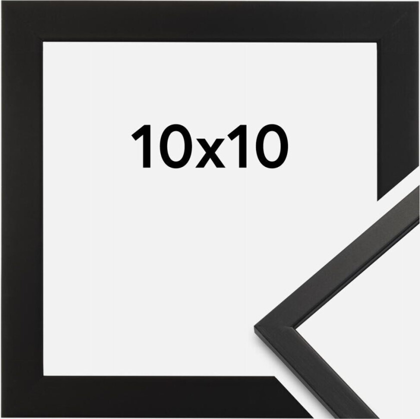 Ramme Edsbyn Svart 10x10 Cm