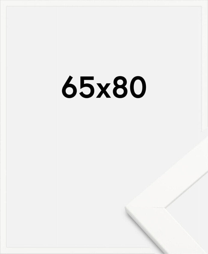 Ramme Trendline Akrylglass Hvit 65x80 Cm