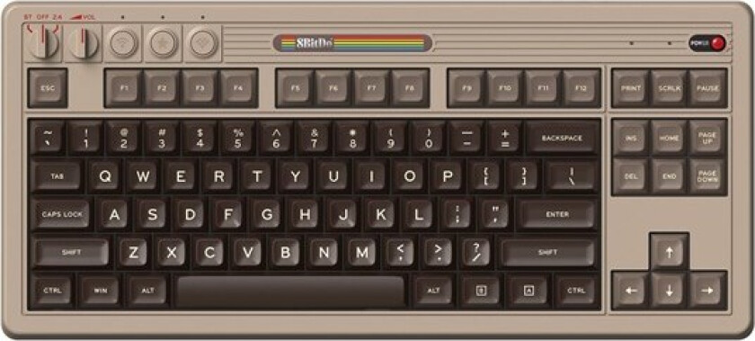 Retro Mechanical Keyboard C64 Edition - Tastatur - Engelsk - Storbritannia