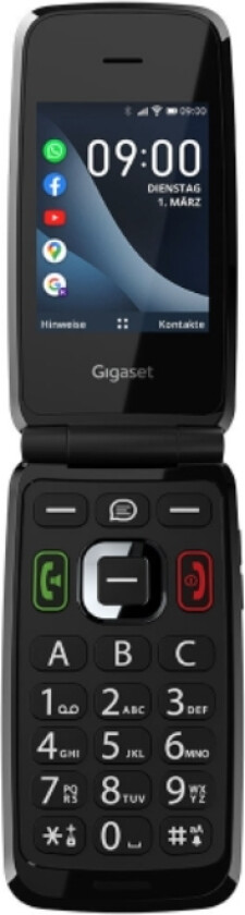 Gigaset GL7, Clamshell, Dobbel SIM, 7,11 cm (2.8"), 2 MP, 1400 mAh, Grå