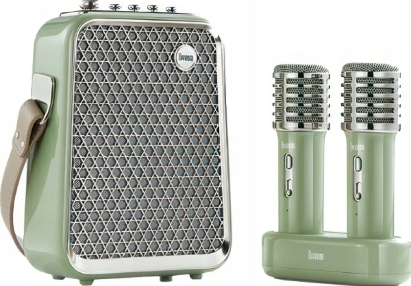 SongBird-HQ høyttaler Bærbar Bluetooth-høyttaler med mikrofoner - grønn