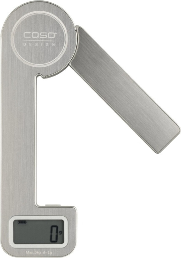 KitchenEcostyle, Elektronisk kjøkkenvekt, 5 kg, 1 g, Rustfritt stål, Rustfritt stål, Benkeplate