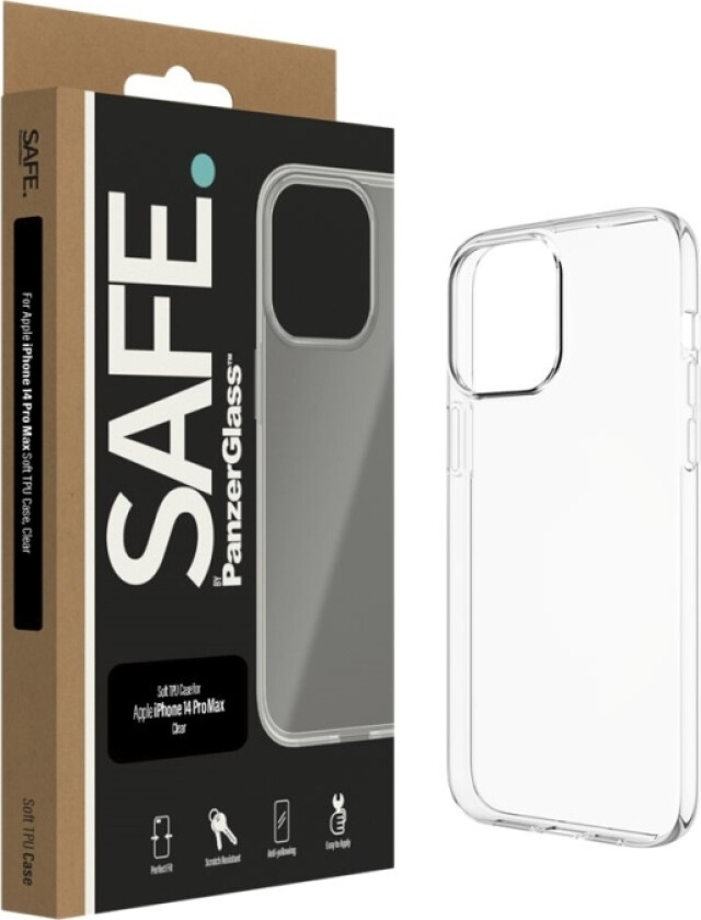 SAFE CASE IPHONE 22 6.7 PRO MAX TRANSPARENT 2022 6.7IN PRO MAX mobiltelefonetui Etui Gjennomsiktig
