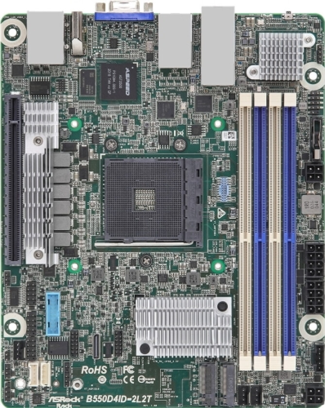 Hovedkort B550 mini-ITX Socket AM4 ( B550D4ID-2L2T )