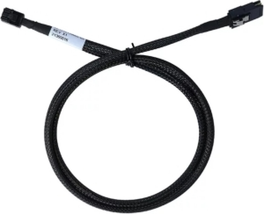 BlueLAN intern MiniSAS hybridkabel, passiv, Mini-SAS HD (SFF-8643) til Mini-SAS (SFF-8087), impedans = 100 Ohm, opptil 6 Gbps datahastigheter, AWG30,