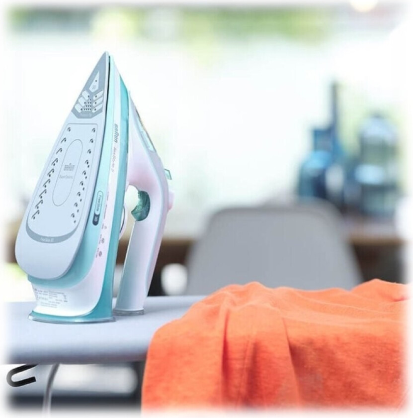 TexStyle 3 SI 5017 GR, Dampstrykejern, Keramisk strykesåle, 2 m, 190 g/min, Grå, Turkis, Hvit, 150 g/min