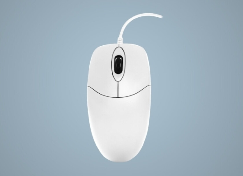 AK-PMJ1, Ambidekstriøs, Optisk, USB Type-A, 1000 DPI, Hvit