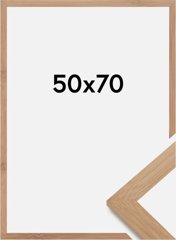 Ramme Hoei Bambus Akrylglass 50x70 Cm