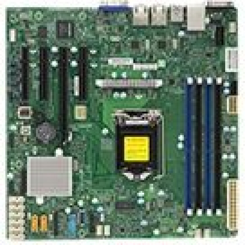 SUPERMICRO X11SSM-F - Hovedkort - mikro ATX - LGA1151 Socket - C236 Chipset - USB 3.0 - 2 x Gigabit LAN - innbygd grafikk