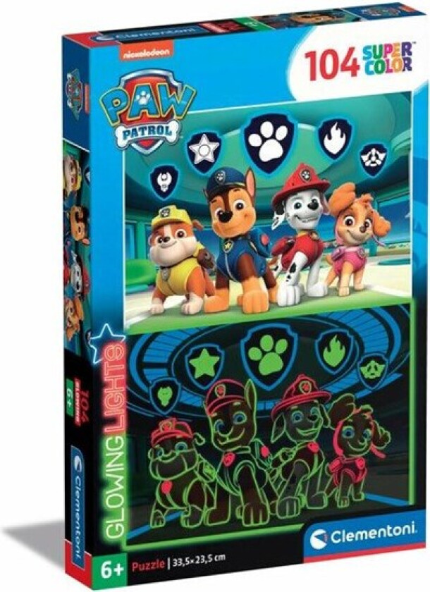 Supercolor Glowing Lights - Paw Patrol Gulv