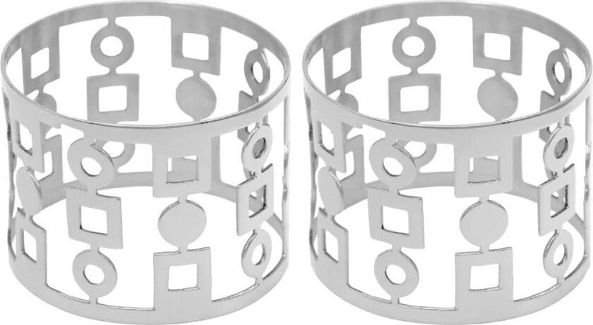 Anima serviettring 2-pack Forniklet messing