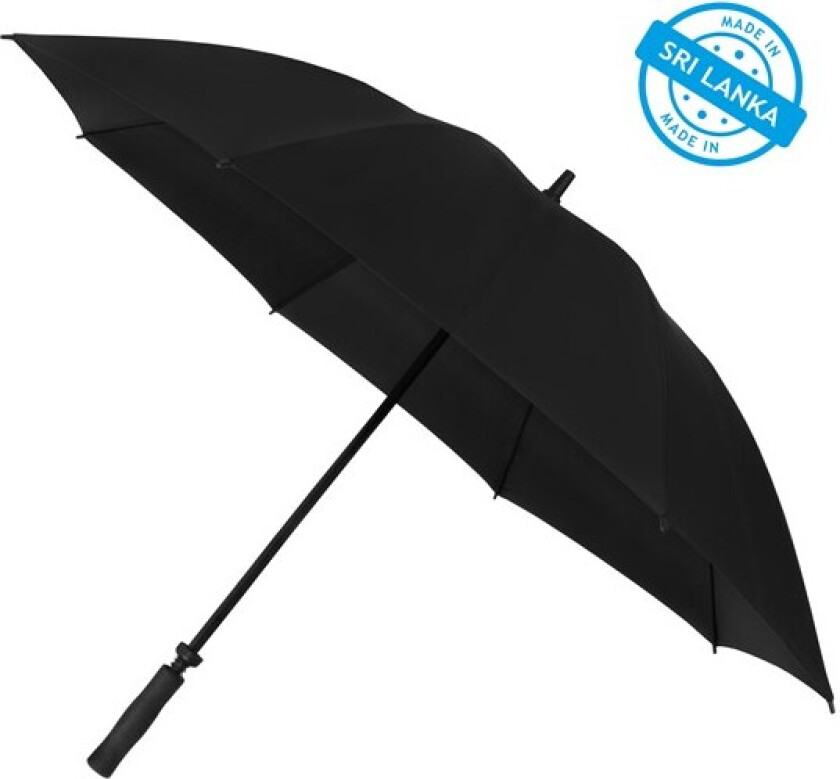 Golf umbrella - Hand opening - Windproof - 125 cm - Black