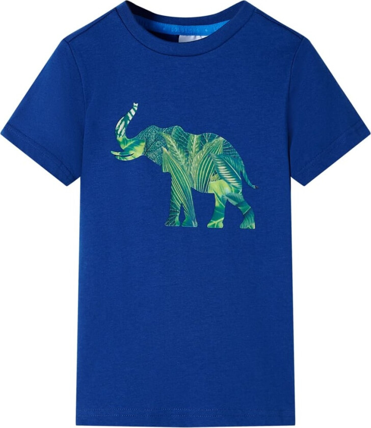 T-skjorte for barn marineblå 116