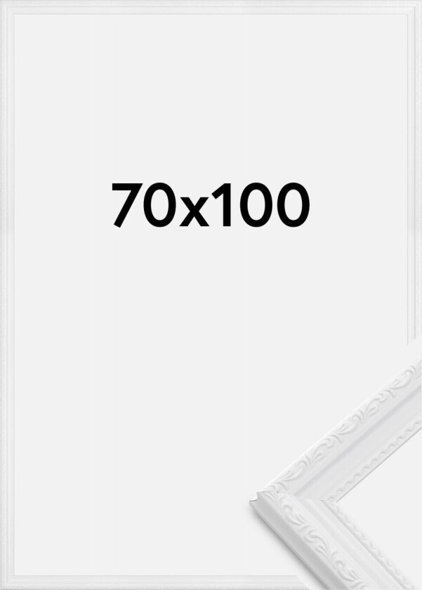 Ramme Abisko Akrylglass Hvit 70x100 Cm