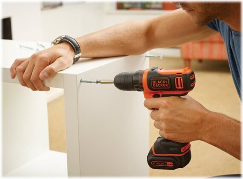 BDCDD12-QW - Drill/driver - trådløs - nøkkelfri borhylse 10 mm - 26 N·m - 10.8 V