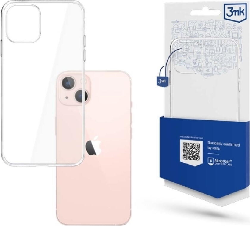 3MK Clear Case, Rund (shell case), Apple, iPhone 14, 15,5 cm (6.1"), Gjennomsiktig