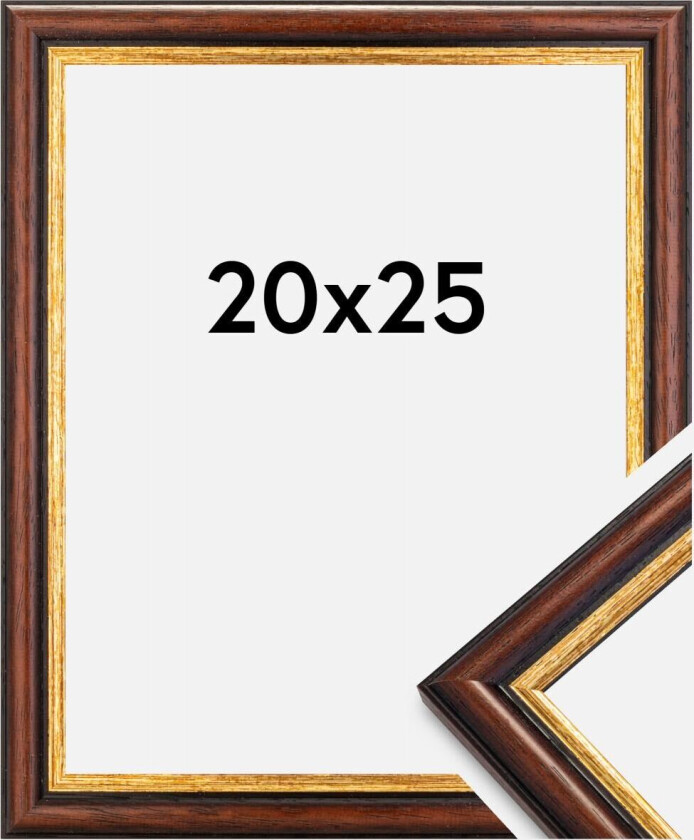 Ramme Siljan Akrylglass Brun 20x25 Cm