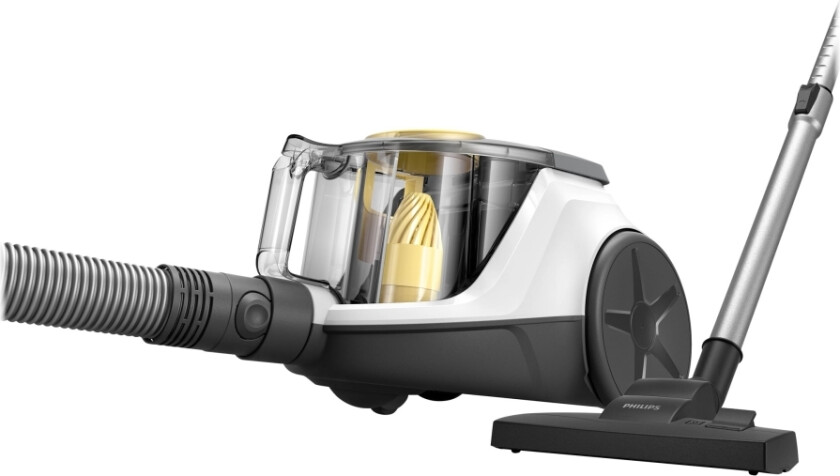 2000 Series XB2140 - Støvsuger - kanister - uten pose - 850 W - snow white/yellow