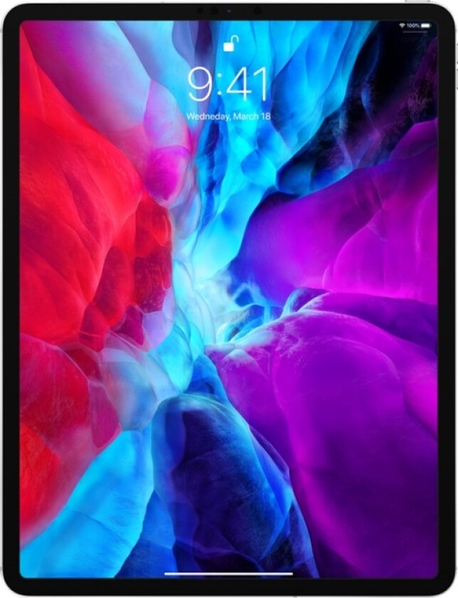 12.9-inch iPad Pro Wi-Fi + Cellular - 4. generasjon - tablet - 128 GB - 12.9" IPS (2732 x 2048) - 3G, 4G - LTE - sølv