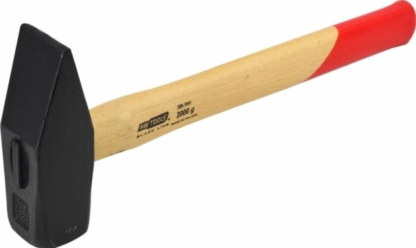 AW-Tools Awtools AWTOOLS WORKMAN'S HAMMER 2,0kg TREHÅNDTAK BLACK LINE AW32040BL
