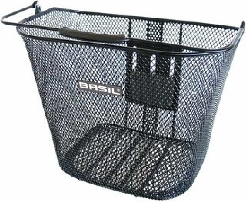 Bremen KF, Front, Sykkelkurv, Stål, Svart, 5 kg, 260 mm