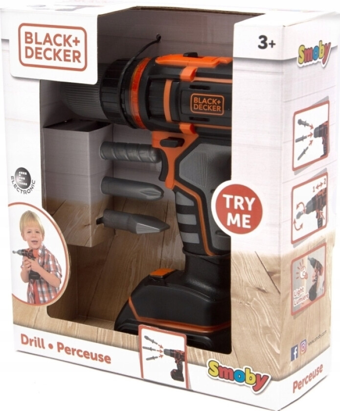 Borrmaskin Smoby Black + Decker