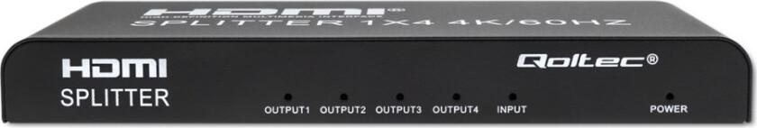 Active Splitter 2 x HDMI 4K x 2K 6 Gb/s 60Hz Høy stabilitet