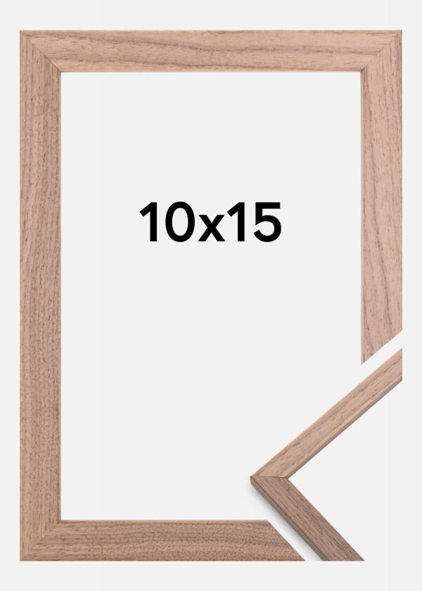 Ramme Edsbyn Lys Valnøtt 10x15 Cm