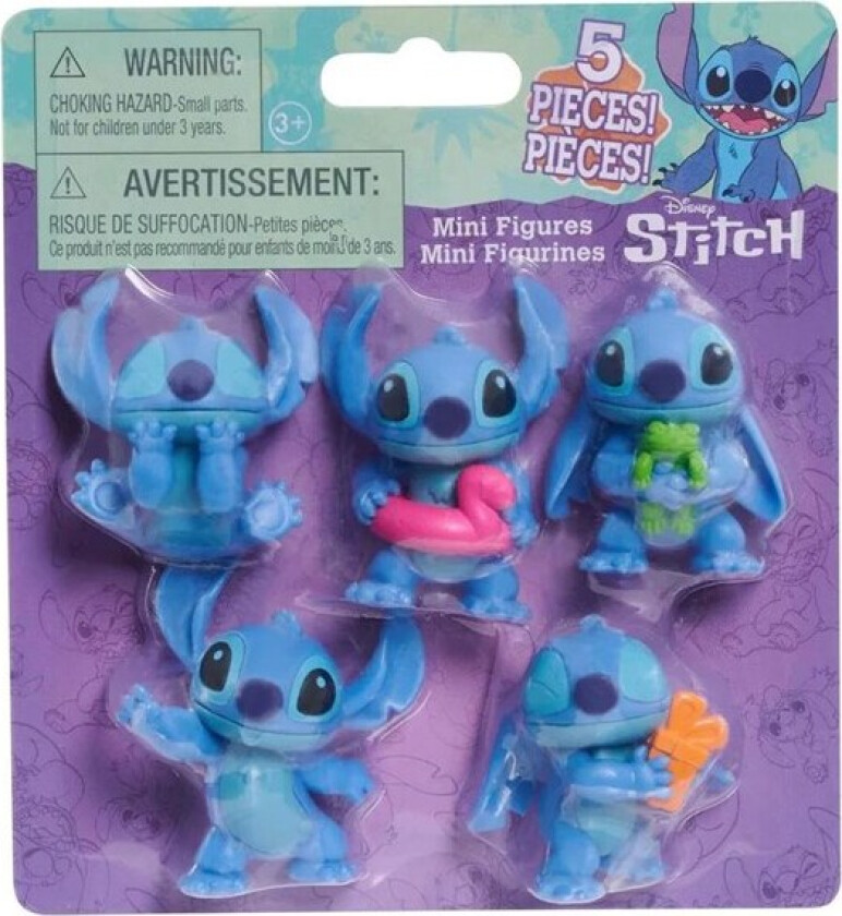 Bilde av Stitch! 5 Figure Pack 6.35cm