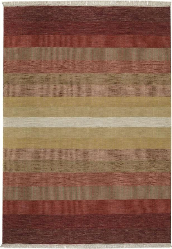 Tofta wave gulvteppe 80x250 cm rød