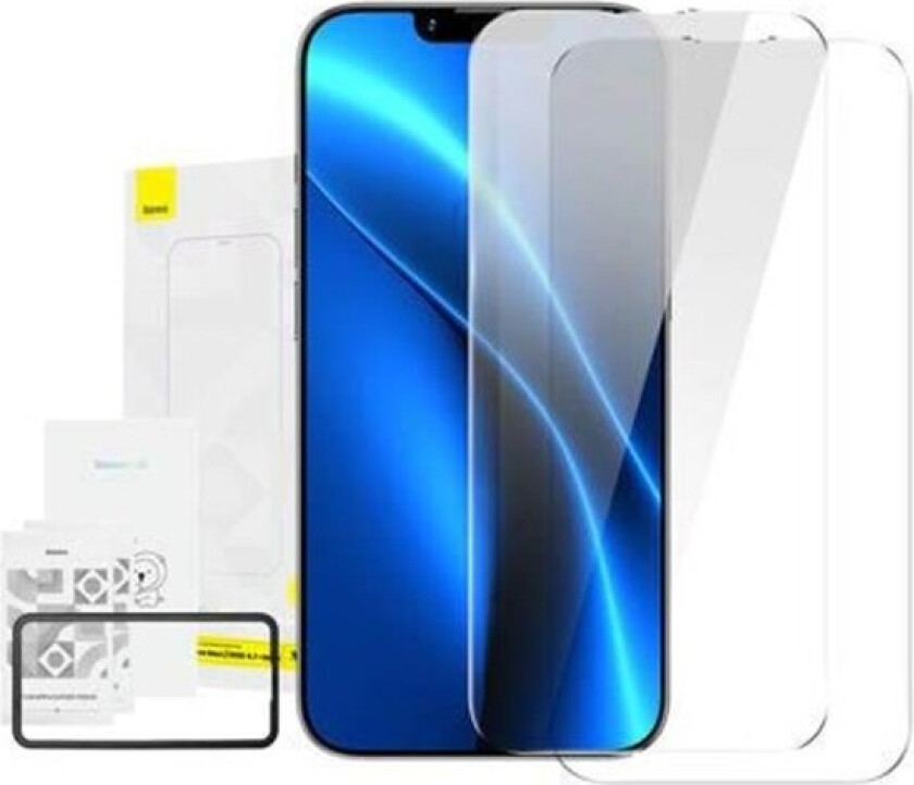 Crystal Tempered Glass 0.3mm for iPhone 14 Plus/13 Pro Max (2pcs)