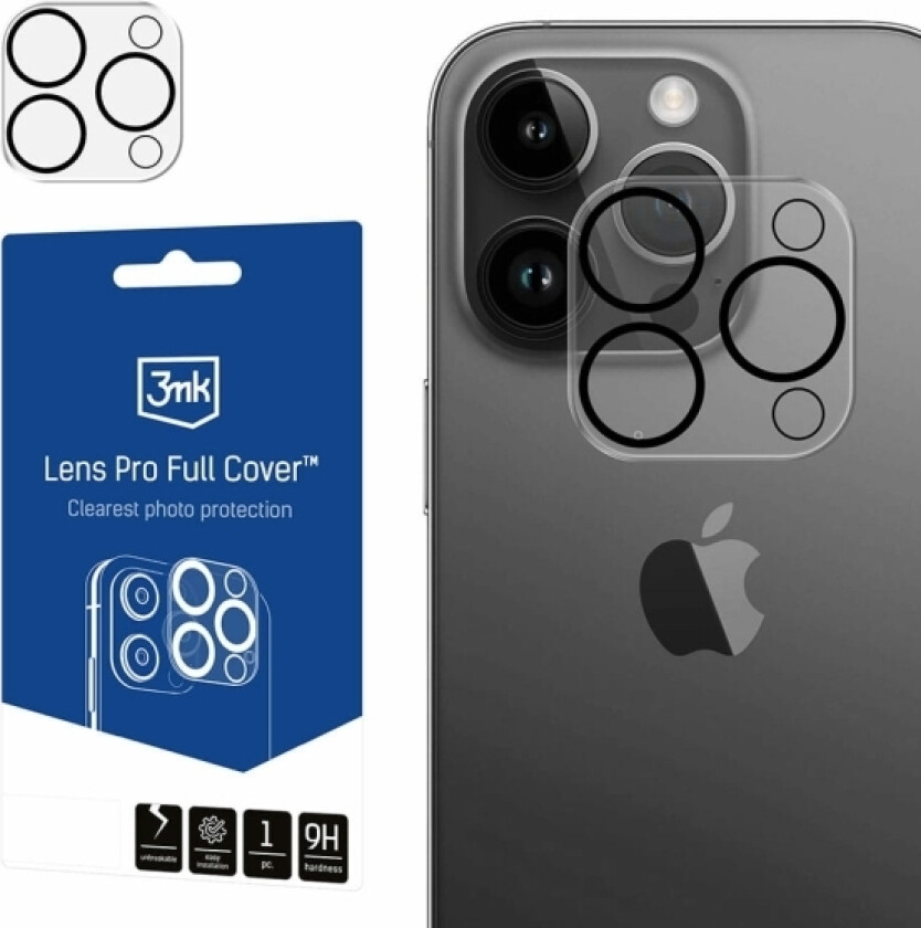 Lens Pro Full Cover do Apple iPhone 15 Pro/15 Pro Max