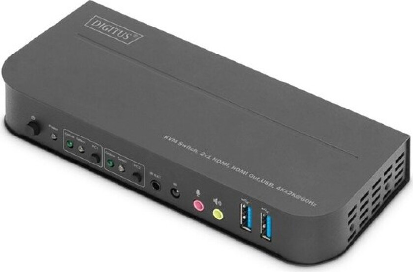- KVM / video / audio switch - 2 ports