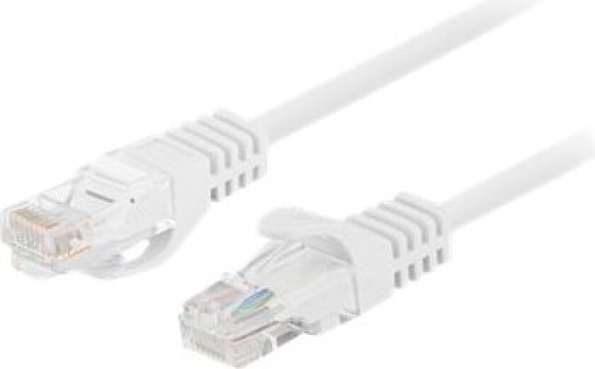 patch cable - 1 m - white RAL 9010