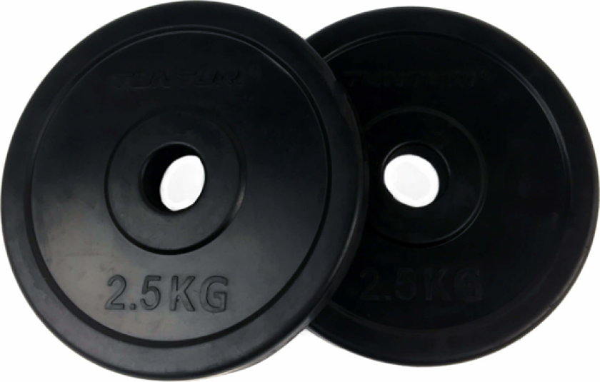 Rubber Weight Plates 2 x 2.5kg Ø30