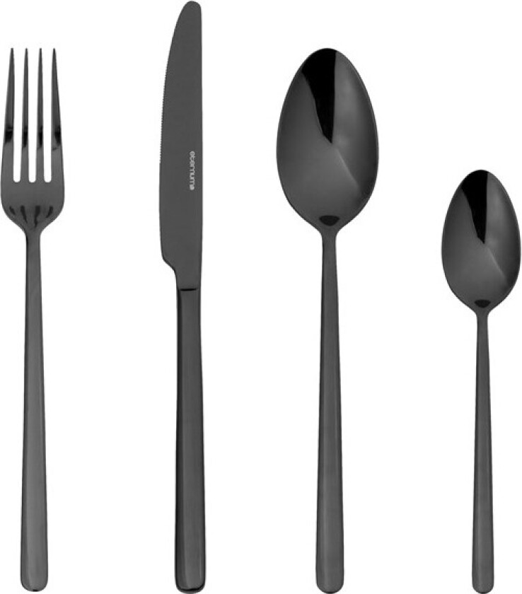 Nardo cutlery set Black 16 Pieces