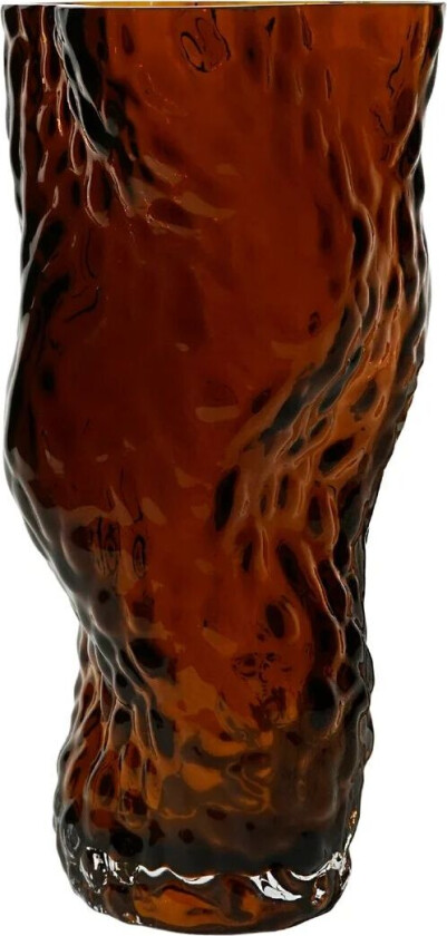 Ostrea Rock vase glass 30 cm Rust