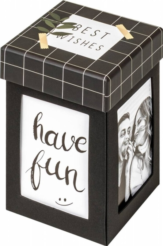 Bilde av Photo Gift Box Surprise 8.5x8.5x13.5 black FB280B