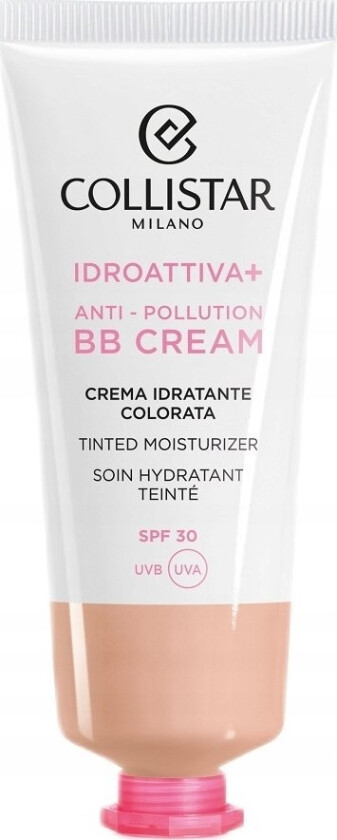 Hydrerende krem med farge Collistar Iddroattiva+ Nº 1 Light Spf 30 50 ml Anti-forurensing